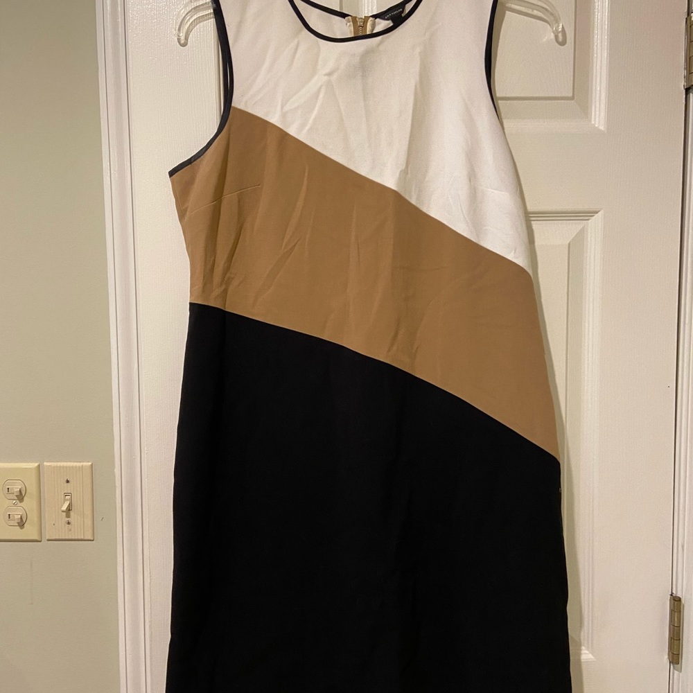 Ann Taylor color block dress